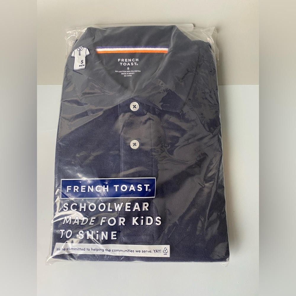 French Toast Dark Blue Polo Shirt
